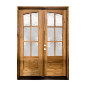 Black French Steel Door with Glass