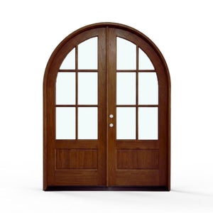 Black French Steel Door with Glass