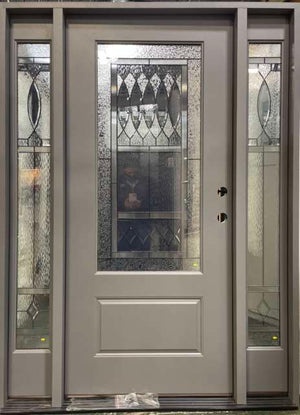 Island Peacock Fiberglass Door