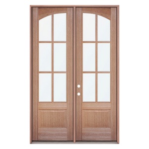 6 Lite Arch Mahogany