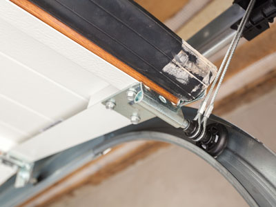 Red torsion spring for garage door
