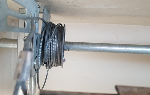 Red torsion spring for garage door
