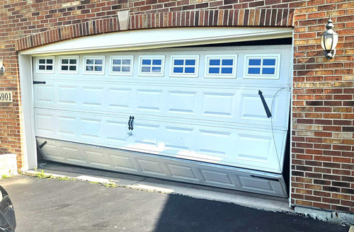 Red torsion spring for garage door