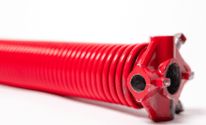 Red torsion spring for garage door