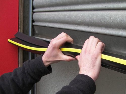 Red torsion spring for garage door