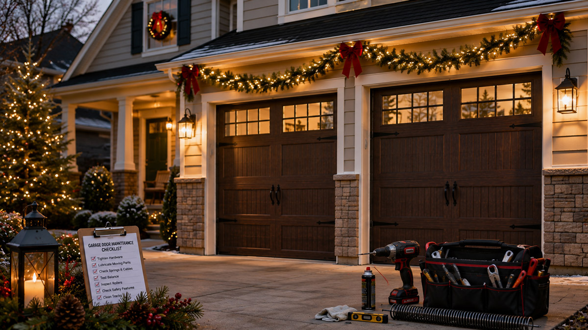 Garage Door Maintenance Powder Springs GA- for the Holidays